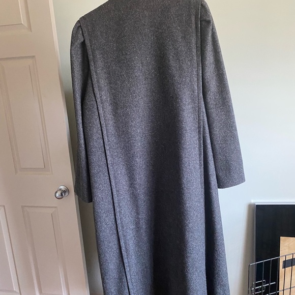 Jofeld size M/L  Gray wool blend long coat - Picture 3 of 4